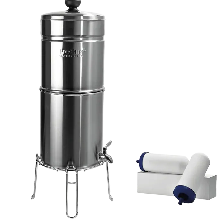ProOne Big+ Stainless Gravity Water Filter