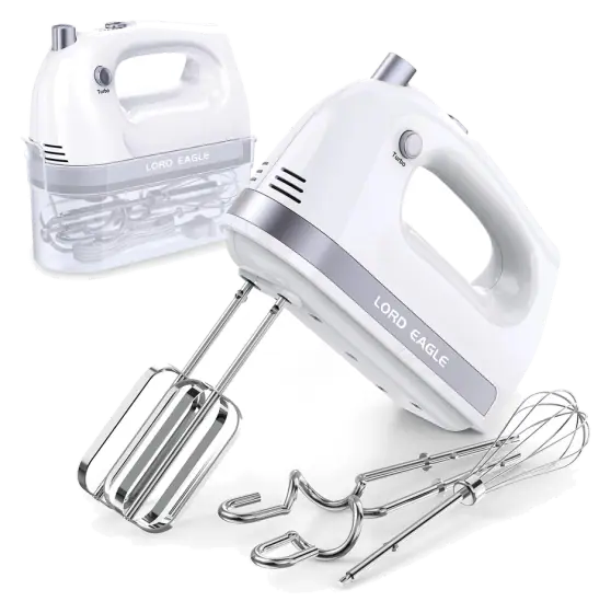 Lord Eagle CX-6661-5 5-Speed Hand Mixer with Storage Case