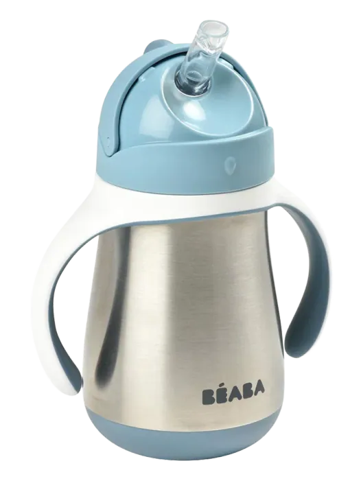 Beaba Stainless Steel Insulated Straw Sippy Cup