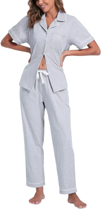 COLORFULLEAF Organic Cotton Pajama Set