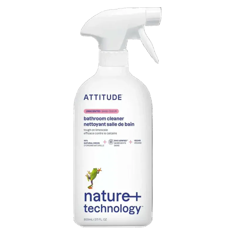ATTITUDE Unscented Bathroom Cleaner, 27.1 fl oz