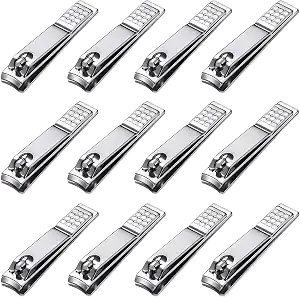 Yaomiao 12-Piece Stainless-Steel Nail Clipper Set