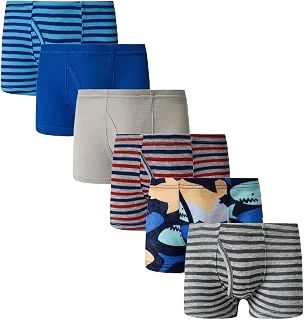 Winging Day Combed Cotton Underwear — Color 17, 6-Pack, Size 6