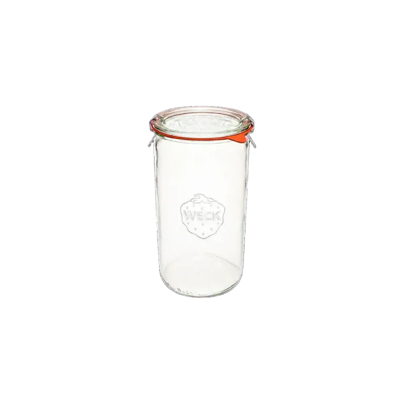 WECK 974 1.5 Liter Glass Jar with Glass Lid