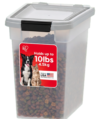 IRIS USA WeatherPro Airtight Pet Food Container, 10-Pound
