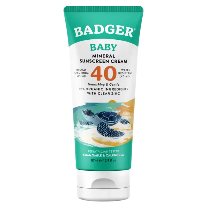 Badger Baby Mineral Sunscreen Cream SPF 40