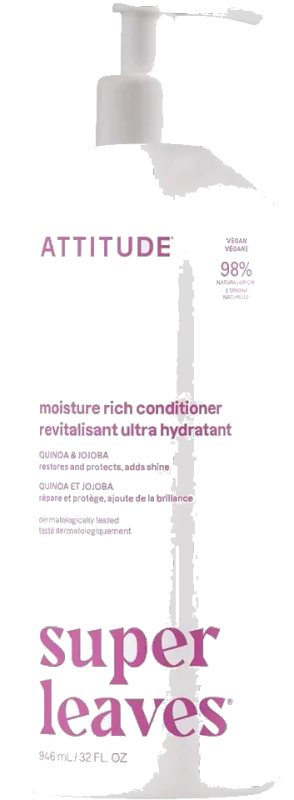 ATTITUDE Moisture Rich Conditioner with Quinoa and Jojoba — 32 oz
