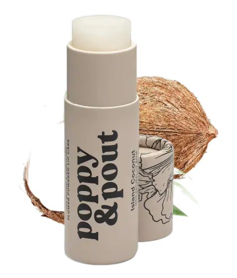 Poppy & Pout Island Coconut Lip Balm