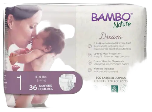 Bambo Nature Baby Diapers — Size 1