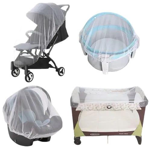 Coldwind Stroller Mosquito Net, White
