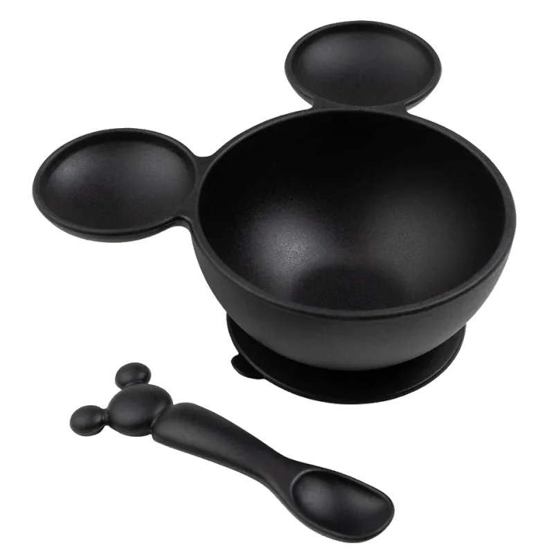 Bumkins Mickey Mouse Silicone Suction Bowl and Spoon