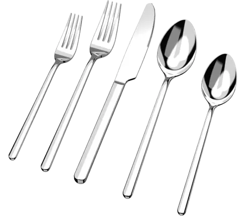 1810 18/10 Stainless Steel Silverware Set, 20 pc for 4