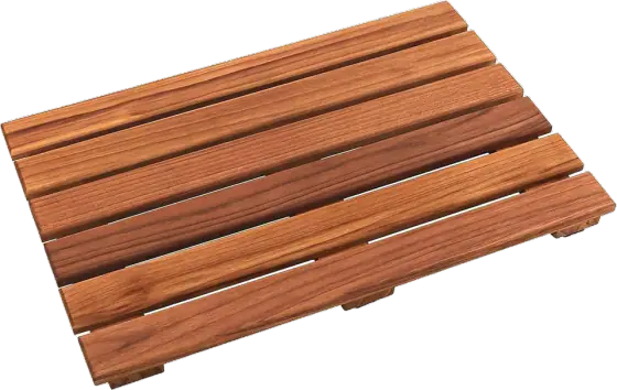 VaeFae Teak Shower Mat