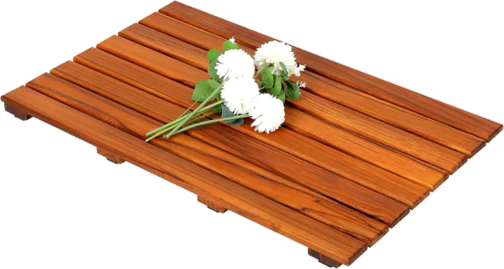 VaeFae Teak Shower Mat
