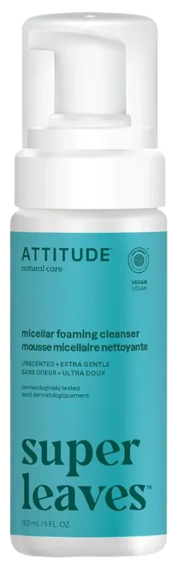 ATTITUDE Micellar Foaming Facial Cleanser — Unscented