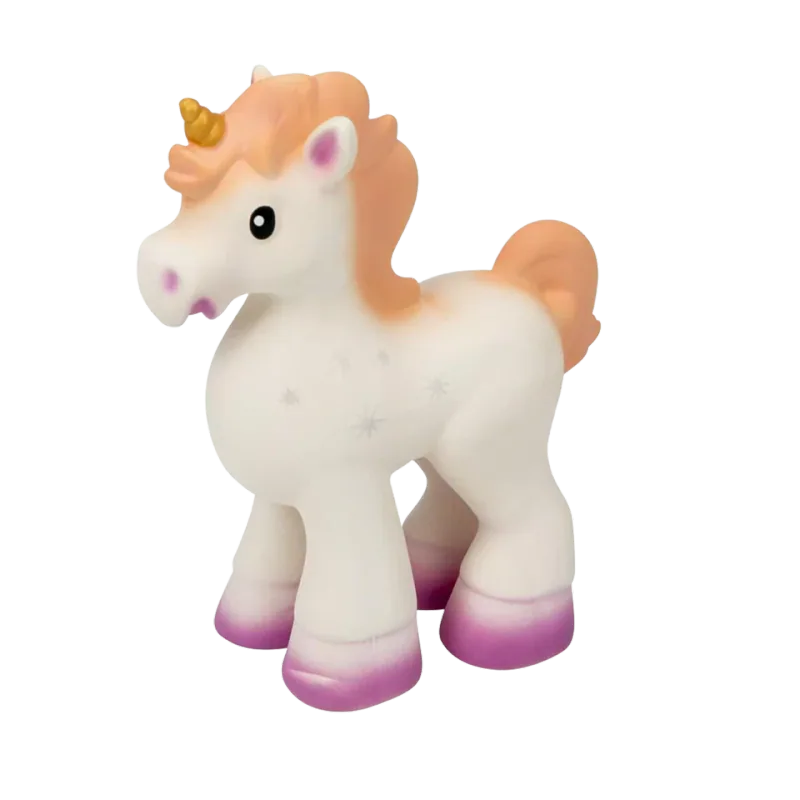 Nuby Penny The Unicorn Natural Rubber Teether Toy