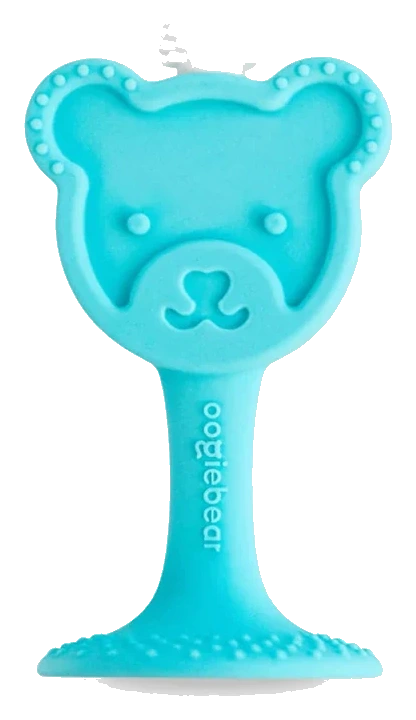 oogiebear 360° Silicone Baby Toothbrush — Blue