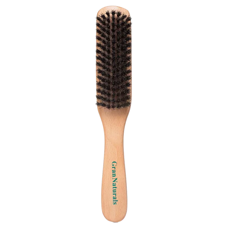 GranNaturals Boar-Bristle Slick-Back Hairbrush