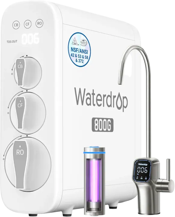 Waterdrop G3P800 Tankless Reverse Osmosis System