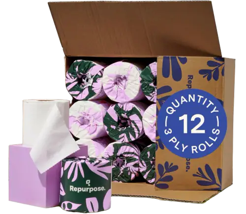 Repurpose 100% Bamboo Toilet Paper, 3-Ply, Tree-Free