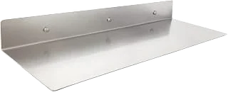 EADOT 24-Inch Brushed Nickel Steel Floating Shelf