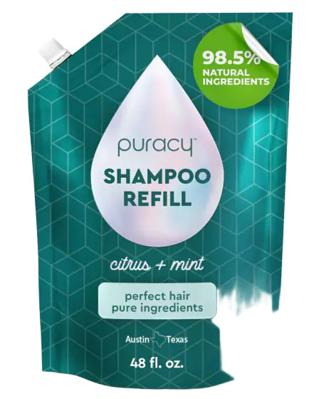 Puracy Natural Shampoo Refill, Citrus & Mint, 48 fl oz