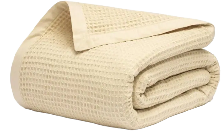 GOTS Certified 100% Organic Cotton Throw Blanket, 55"