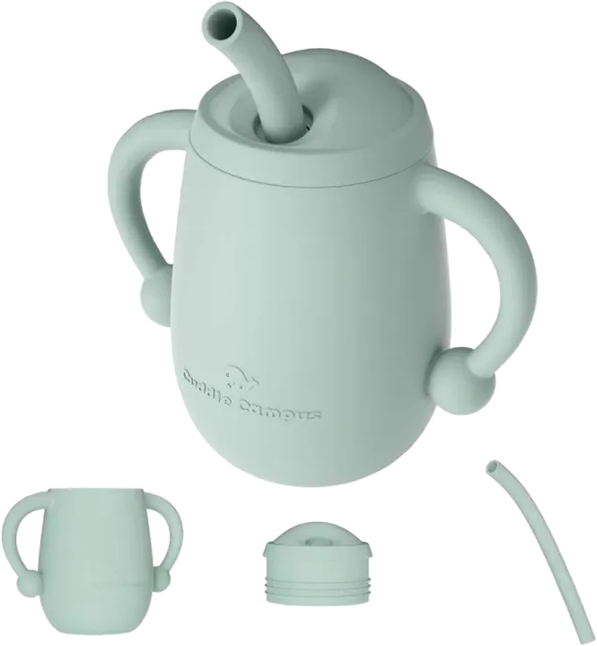 Cuddle Campus 100% Silicone Baby Training Cup