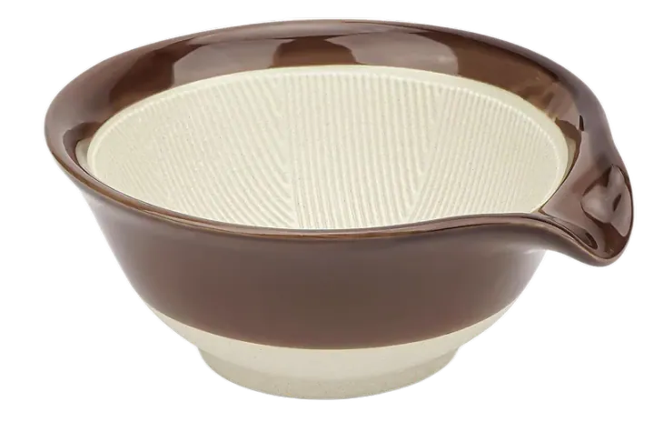 Linkidea Ceramic Shaving Bowl, Brown