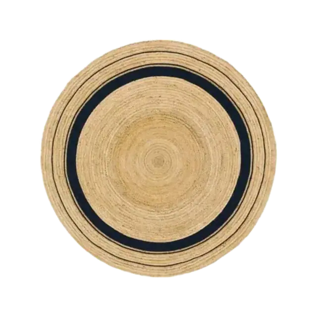 Vipanth Exports Hand-Braided Jute Round Rug
