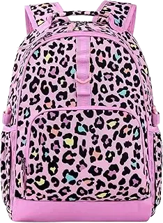 Choco Mocha 17-Inch Backpack — Pink Cheetah