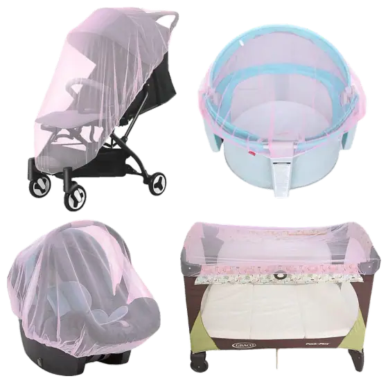 Coldwind Stroller Mosquito Net, Pink