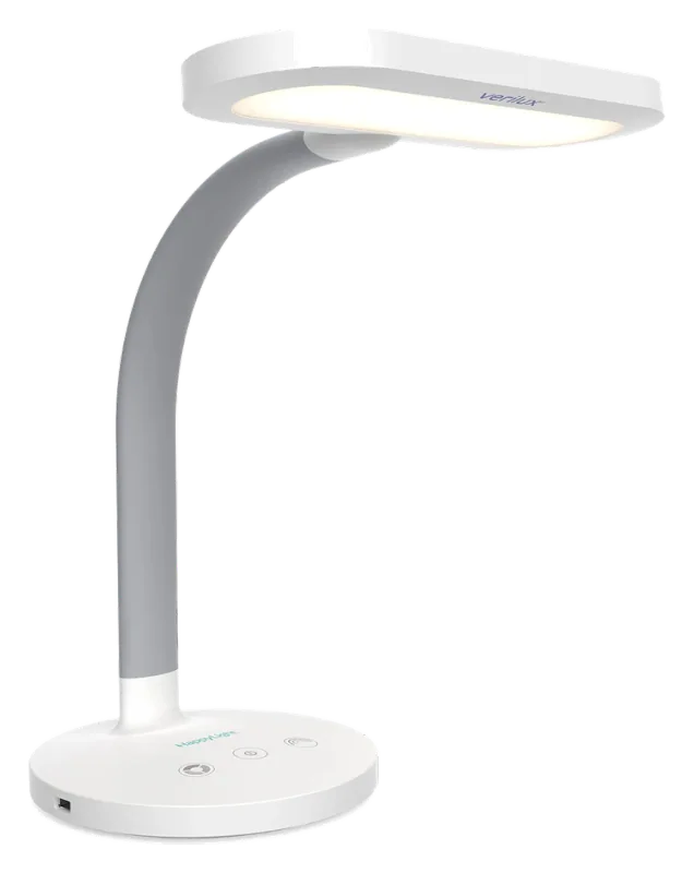 Verilux HappyLight Duo Adjustable LED Task Desk Lamp