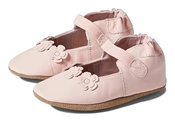 Robeez Brianna Soft Soles — Light Pink, 6–12 Months