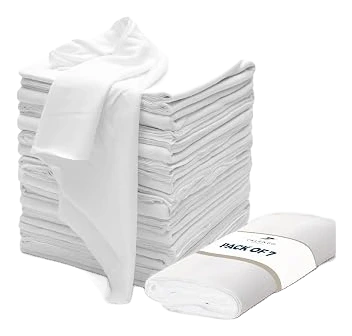 Valengo Cotton Cleaning Cloths, 17 Inch, 7 Pack