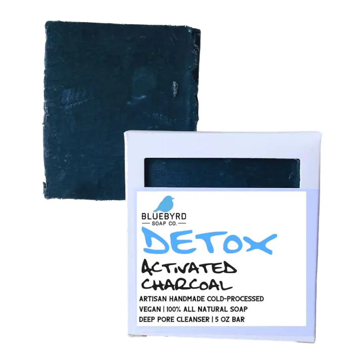 Bluebyrd Detox Activated Charcoal Facial Cleansing Bar