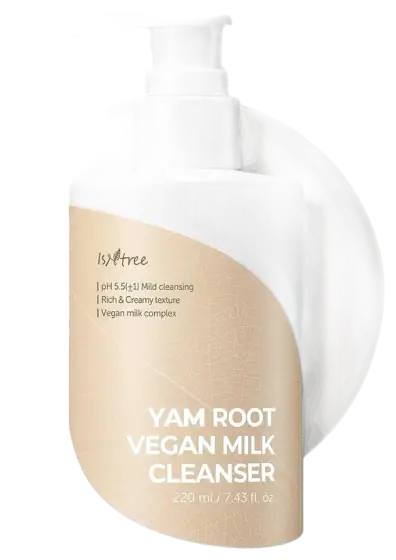 Isntree Yam Root Vegan Milk Cleanser