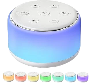 FamiSym Rechargeable White Noise Machine with Night Light