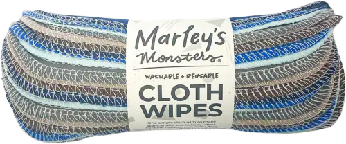 Marley's Monsters Reusable Cloth Wipes (24-Count)