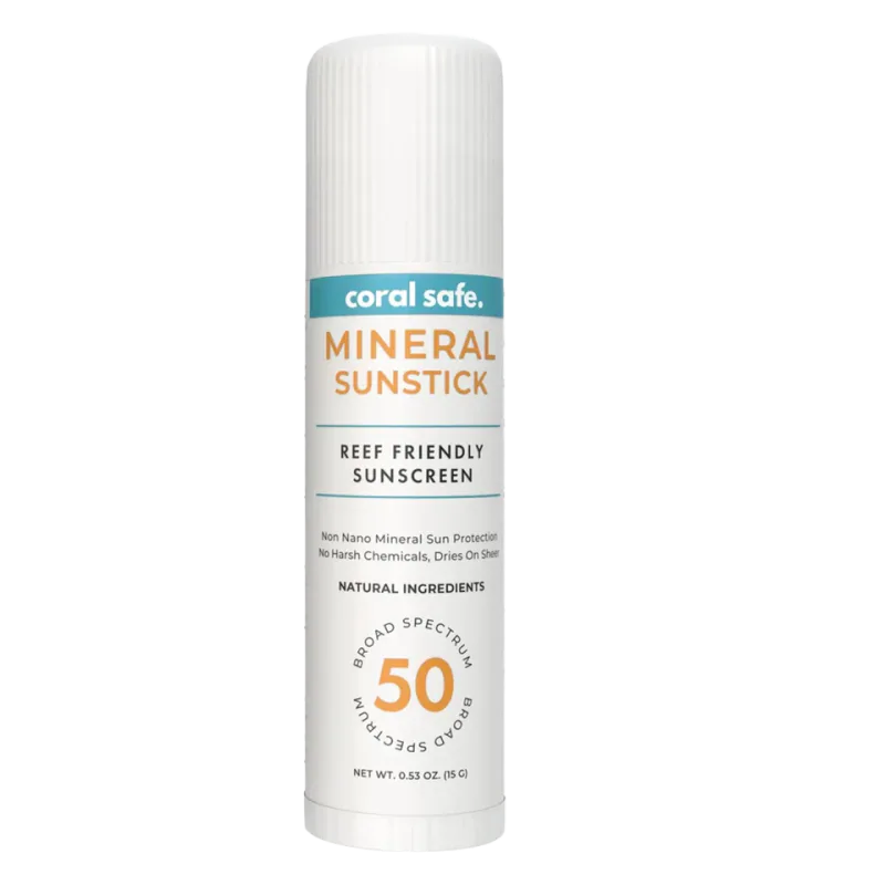 Coral Safe Mineral Sunscreen Face Stick SPF 50