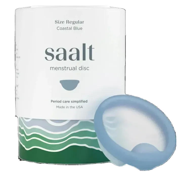 Saalt Menstrual Disc, Reusable Medical-Grade Silicone Period Disc