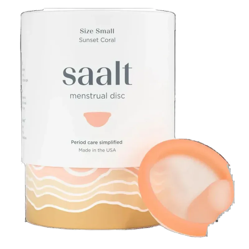 Saalt Menstrual Disc, Reusable Medical-Grade Silicone Period Disc