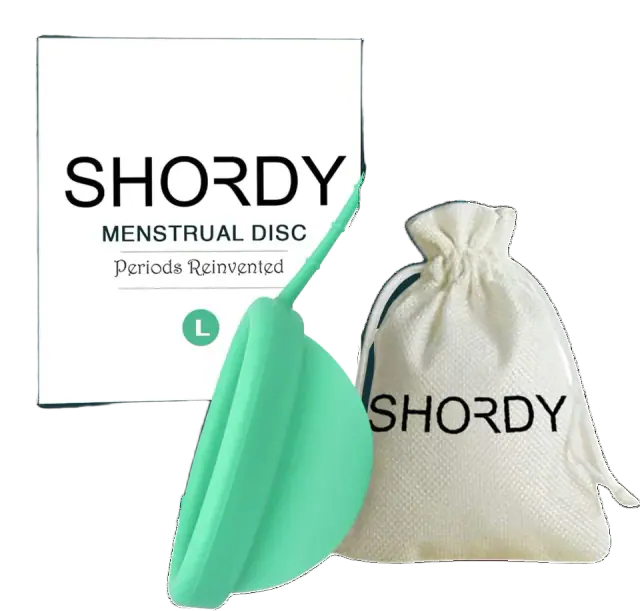 Medical-Grade Silicone Menstrual Disc — Large Green