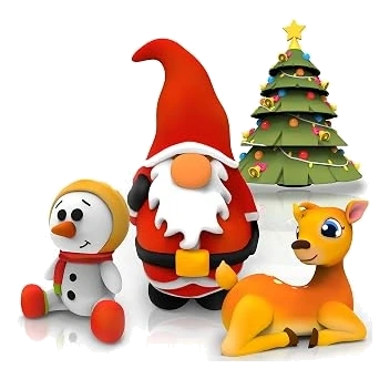 SplashEZ Sealed Christmas Bath Toys, 4 Pieces