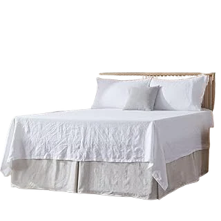 Simple&Opulence Linen Bed Skirt, Queen, 22-Inch Drop