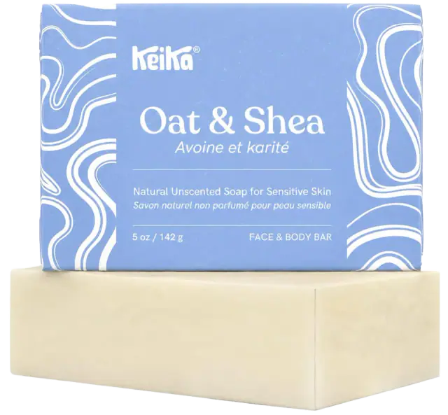 Keika Baby Soap Bar, Oat & Shea, Unscented