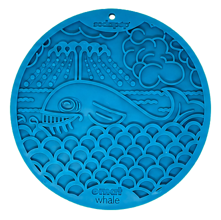 SodaPup Whale eMat Lick Mat with Suction Cups
