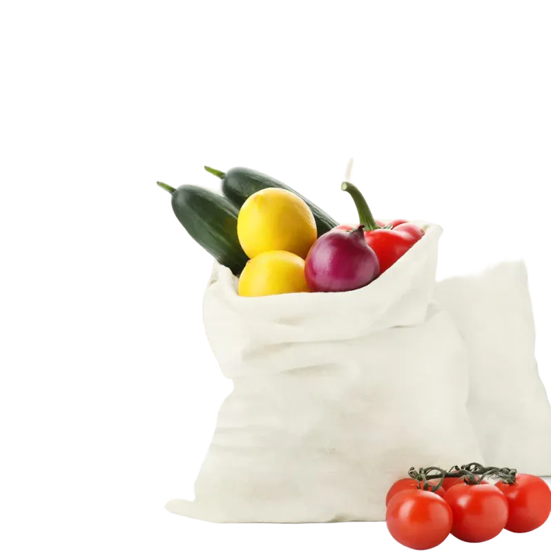Tatuo Cotton Drawstring Reusable Produce & Storage Bags