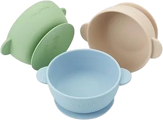 PandaEar Silicone Suction Baby Bowls