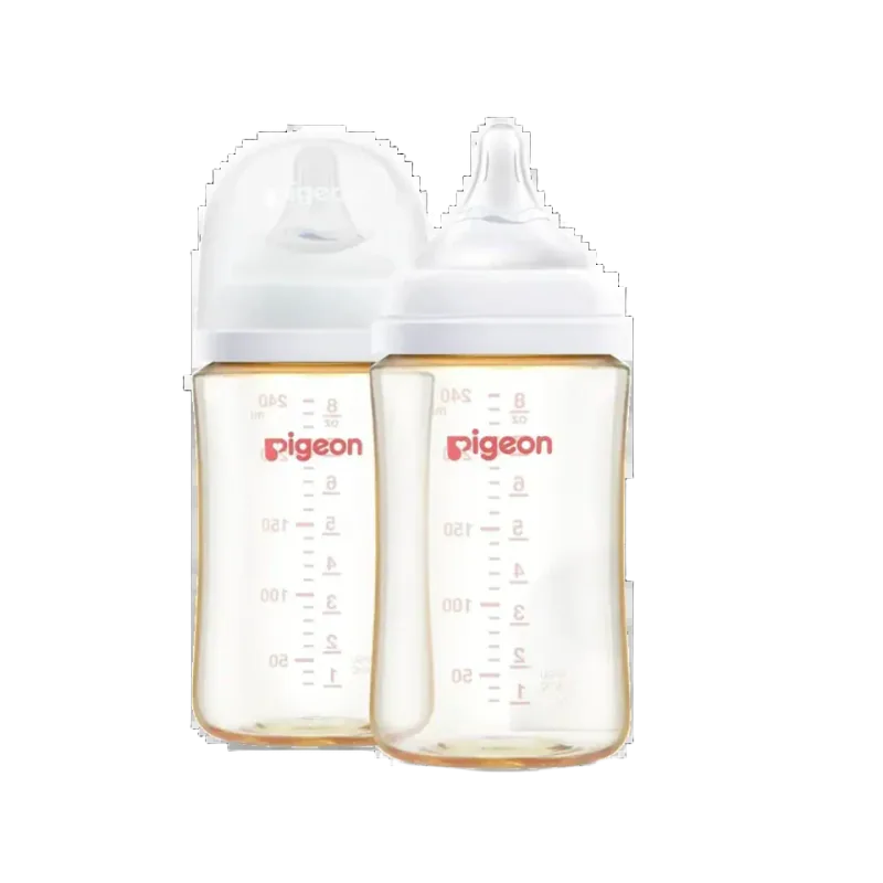 Pigeon SofTouch Silicone Wide-Neck Baby Bottle